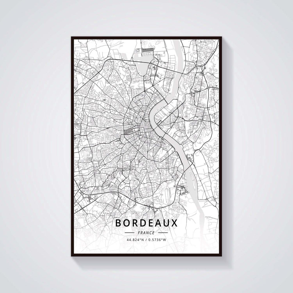 France City Map Poster Provence Canvas Painting