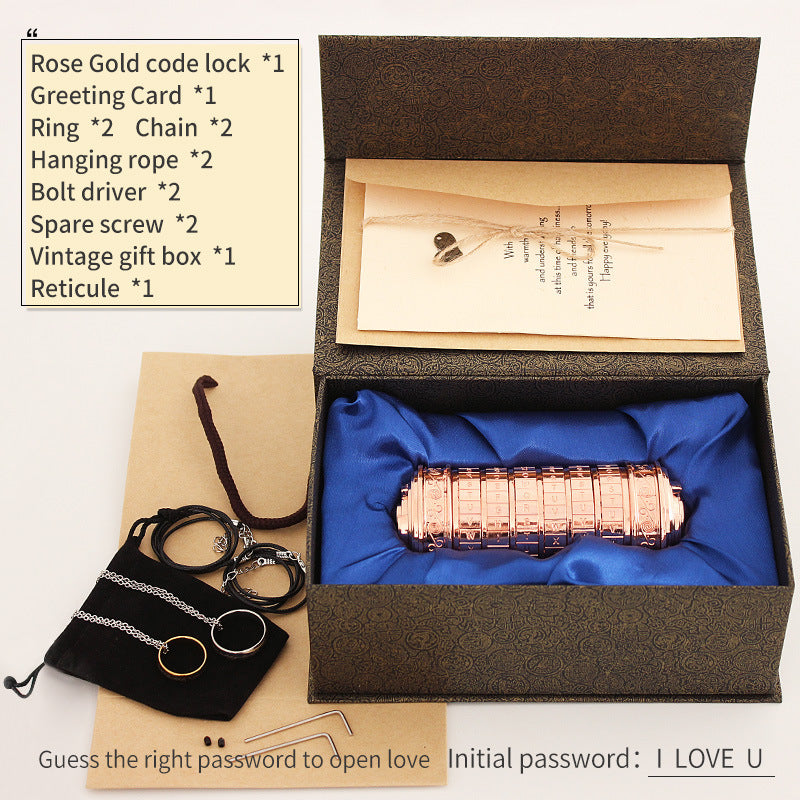 Alloy Creative Da Vinci Combination Lock Set
